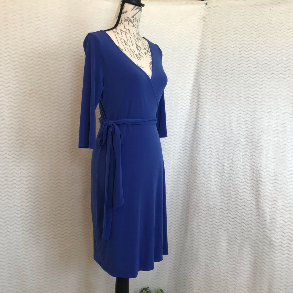 Royal Blue Wrap Dress size S